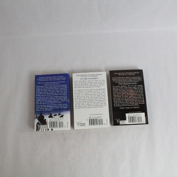 Lot of 3 William W. Johnstone Western Books Cry of Eagles MacCallister Xmas