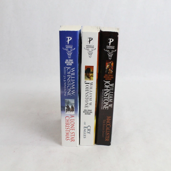 Lot of 3 William W. Johnstone Western Books Cry of Eagles MacCallister Xmas