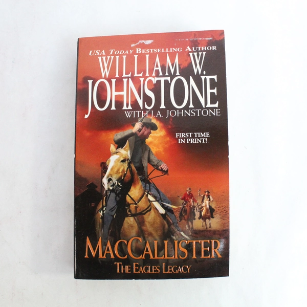 Lot of 3 William W. Johnstone Western Books Cry of Eagles MacCallister Xmas