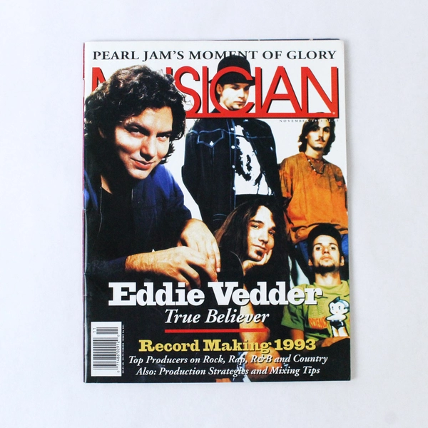 Musician Magazine November 1993 Pearl Jam Brian Eno Eddie Vedder