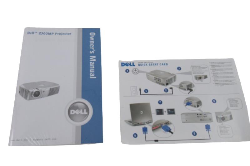 Dell 2300MP Projector Owners Manual and Quick Start Guide