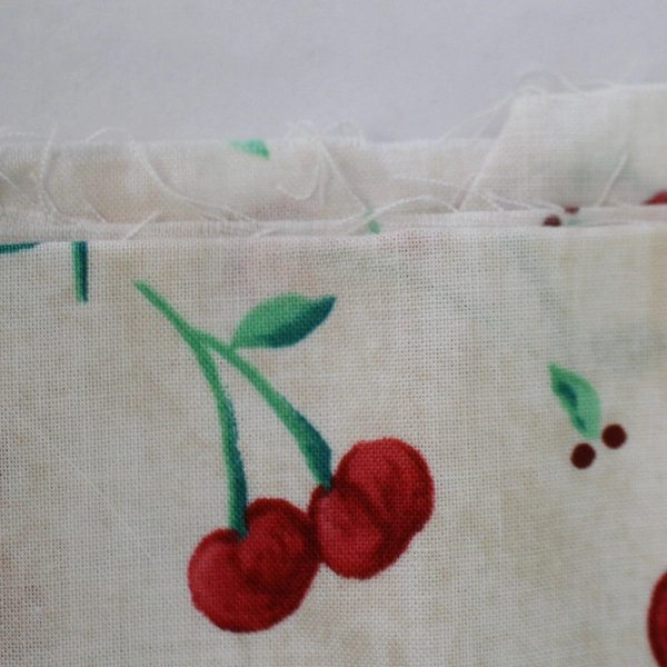 'Cherry Lane' RJR Fashion Fabrics Watercolor Cherries on Cream 100% Cotton