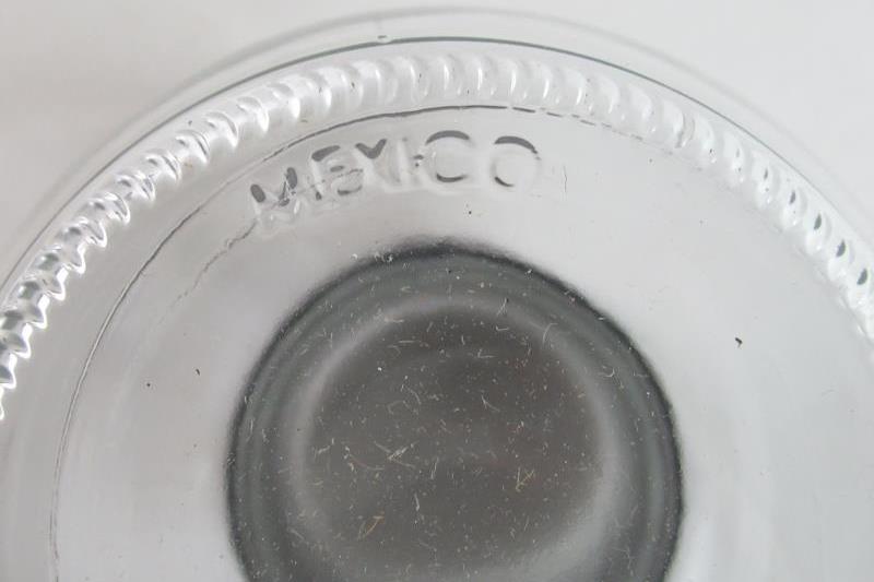 Lot of 2 Glass Hottle Server Black Band 10oz Hot Water Tea Carafe Bottle