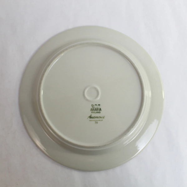 Arabia Finland Anemone Blue 10" Dinner Plate Pre-Owned Single Replacement