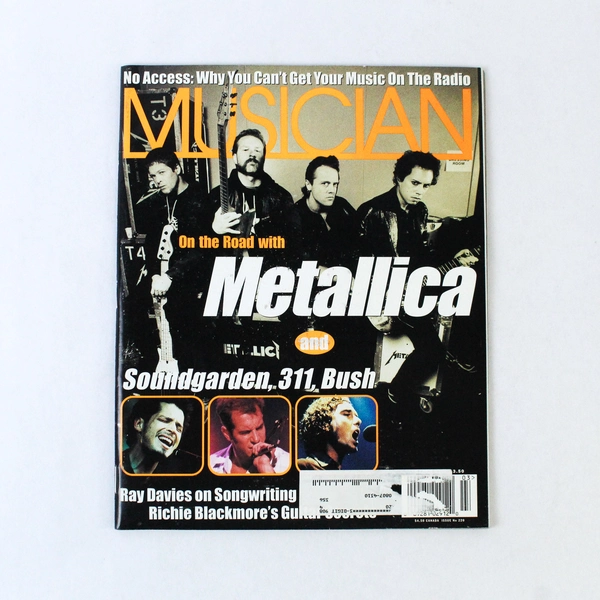 Musician Magazine March 1997 Metallica Soundgarden Ray Davies 311 Bush 