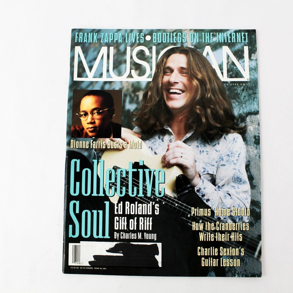 Musician Magazine October 1995 Collective Soul Ed Roland's Gift of Riff