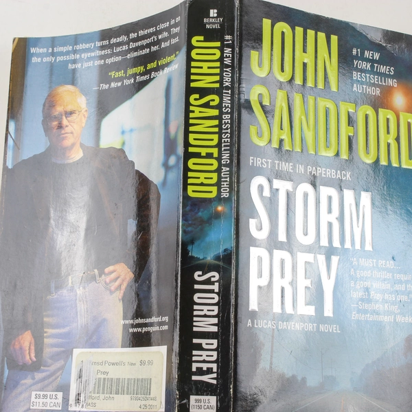 Storm Prey by John Sandford Paperback 2011 Good Condition Thriller Novel