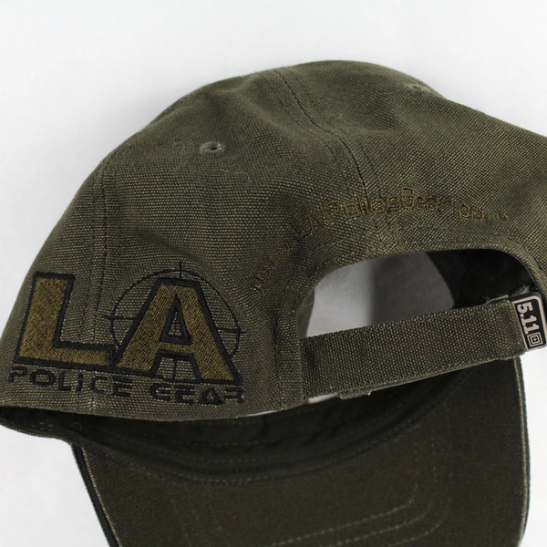 Lot of 2 5.11 Tactical Green and Black Baseball Caps Adult One Size Fits All