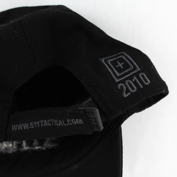 Lot of 2 5.11 Tactical Green and Black Baseball Caps Adult One Size Fits All