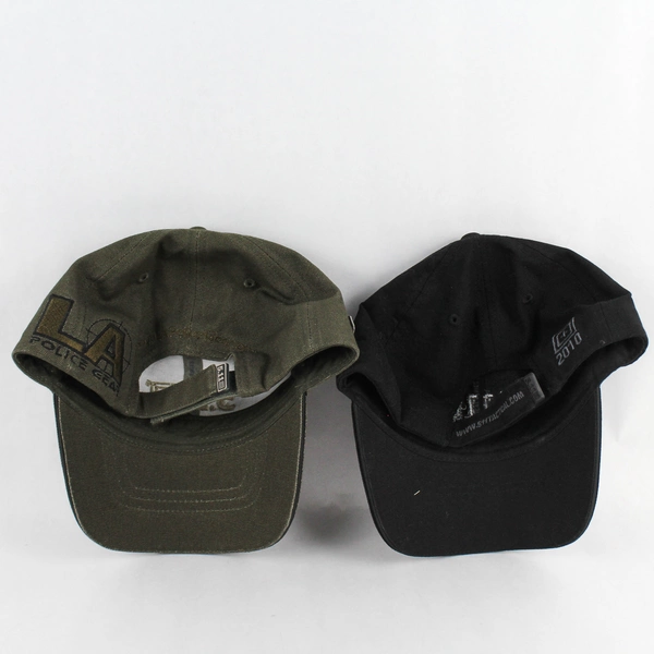 Lot of 2 5.11 Tactical Green and Black Baseball Caps Adult One Size Fits All