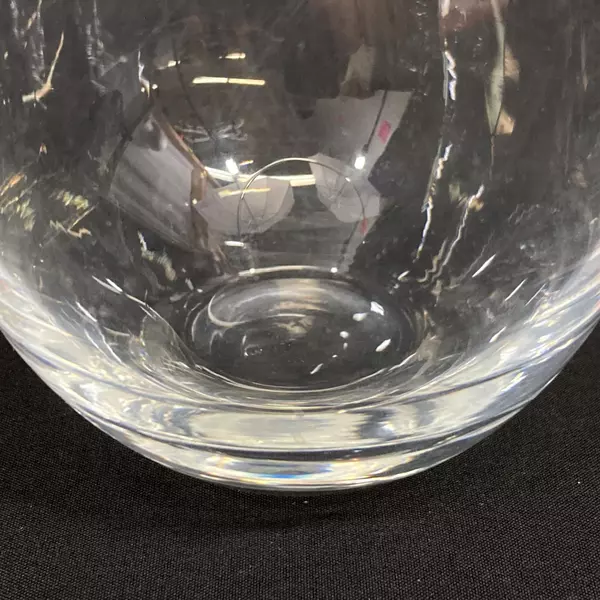 Lot of 4 Stemless Crystal Wine Glasses