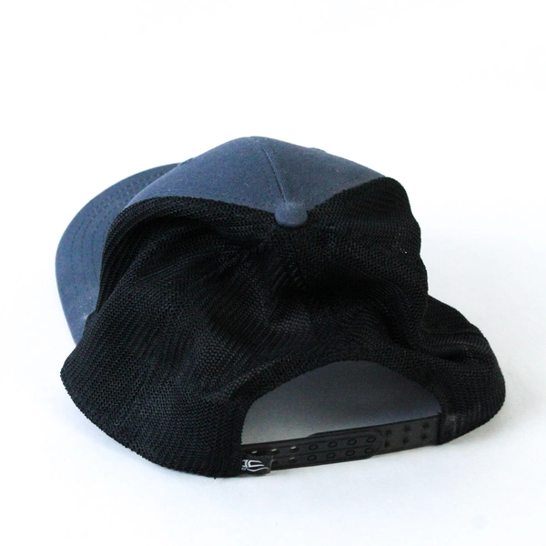 Cristom Vineyards Logo Blue Baseball Cap Black Mesh Back Adjustable Strap