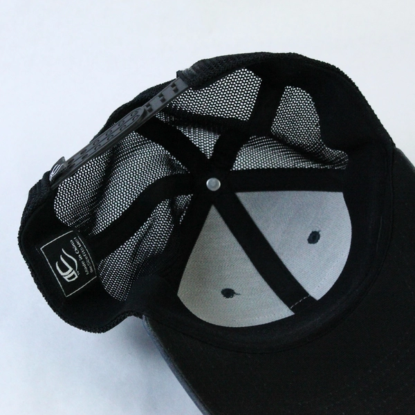 Cristom Vineyards Logo Blue Baseball Cap Black Mesh Back Adjustable Strap