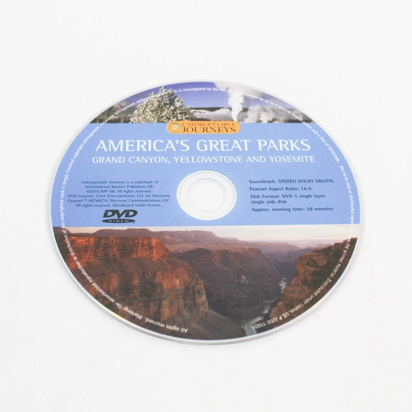 America's Great Parks Grand Canyon Yellowstone Yosemite DVD Disk and Booklet