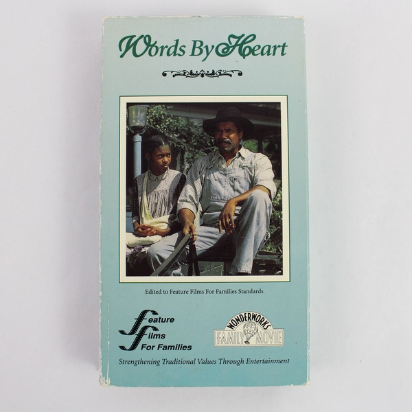 Words By Heart 1984 Film 1993 VHS Release Feature Films For Families