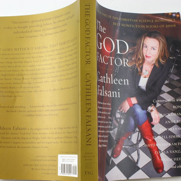 The God Factor by Cathleen Falsani Spiritual Book Good Condition 2007