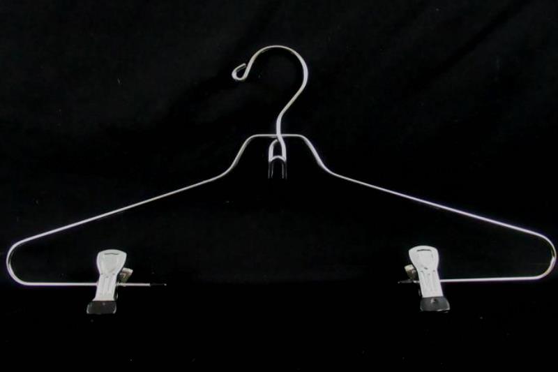 Lot of 10 Metal Pants Hangers Clips Standard Adult Size Rubbermaid Lee Rowan