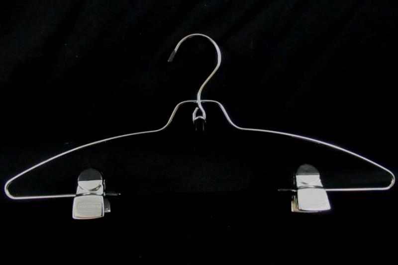 Lot of 10 Metal Pants Hangers Clips Standard Adult Size Rubbermaid Lee Rowan