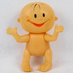 Vintage 1980s Sterling Drug Diaparene Promo Posable Spokes Baby Doll 6.5" Flawed