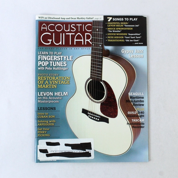 Acoustic Guitar Magazine Oct 2009 Levon Helm Pop Tunes Vintage Martin