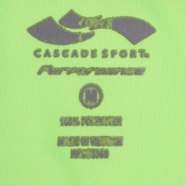 Cascade Sport Speed-Dri Neon Green Athletic T-Shirt Women's Medium