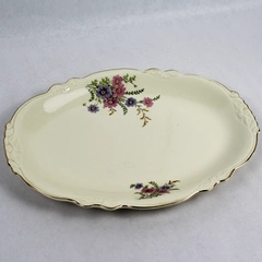 Vintage Homer Laughlin Virginia Rose Serving Platter 13.25"