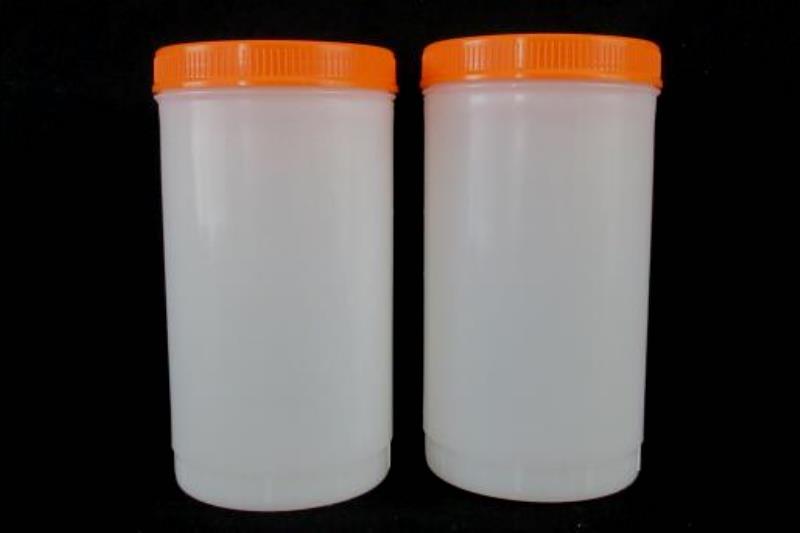 Lot of 4 Carlisle Stor N' Pour 1 US Qt Backup Containers With Lids Food Storage