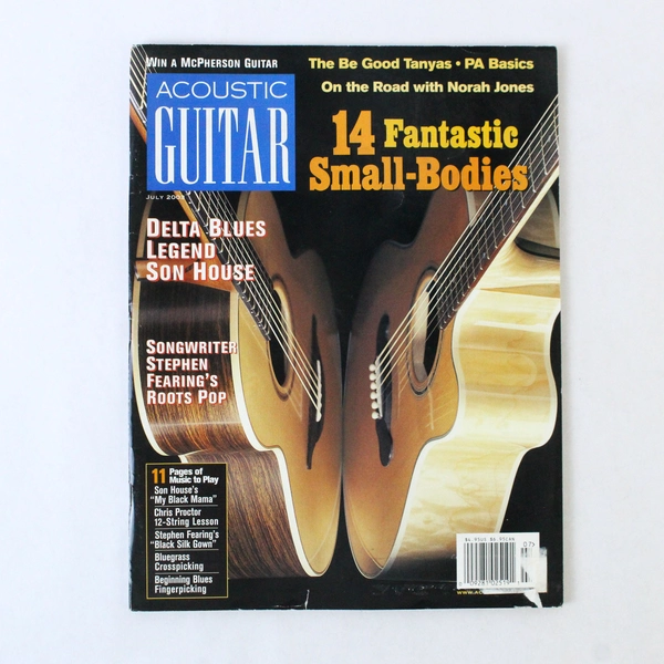 Acoustic Guitar Magazine July 2003 Norah Jones Fantastic Small Bodies