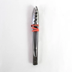 Vintage Handy Things Ludington Michigan Stainless Steel Tongs Flawed