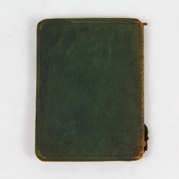 Vintage Miniature The Song of Hiawatha By Longfellow Green Leather Cover