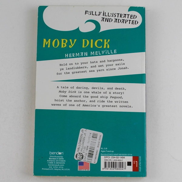 Moby Dick by Herman Melville Illustrated & Adapted 2014 Bendon Paperback