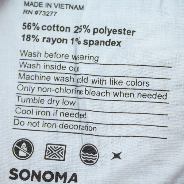 Sonoma Blue Cotton Blend Skinny Jeans Medium Wash Women's Size 12