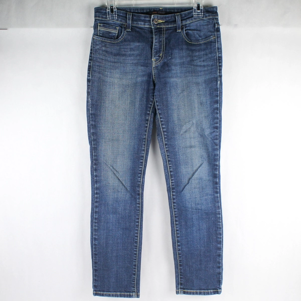 Levi's Blue Mid Rise Skinny Denim Jeans Dark Wash Women's Size 6