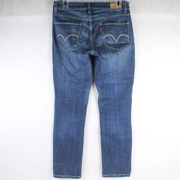 Levi's Blue Mid Rise Skinny Denim Jeans Dark Wash Women's Size 6