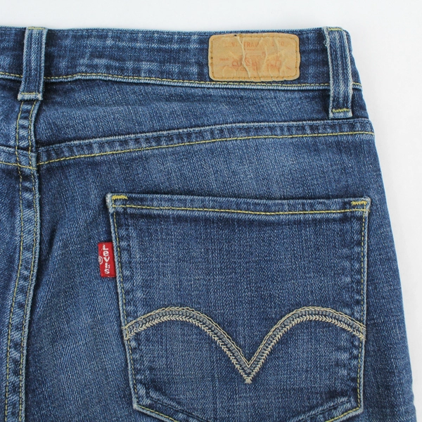 Levi's Blue Mid Rise Skinny Denim Jeans Dark Wash Women's Size 6