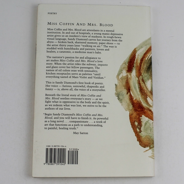Miss Coffin And Mrs Blood Signed Book by Sandy Diamond 1994 Creative Arts
