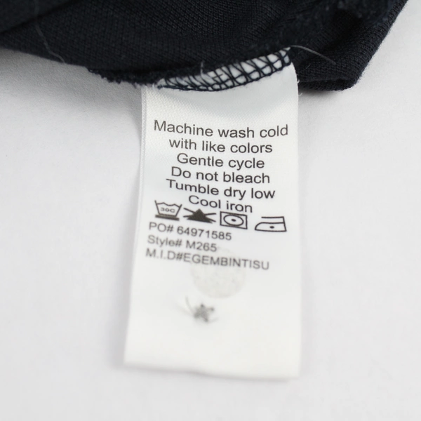 Harriton Buffalo Embroidered Black Short-Sleeve Polo Golf Shirt Men's Size XL