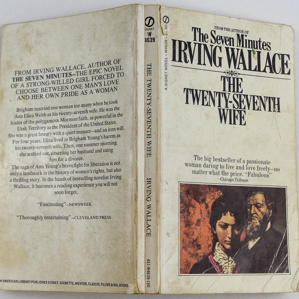 The Twenty-Seventh Wife by Irving Wallace 1961 Signet Paperback Novel