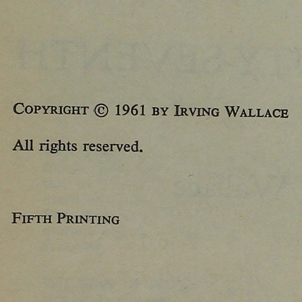 The Twenty-Seventh Wife by Irving Wallace 1961 Signet Paperback Novel