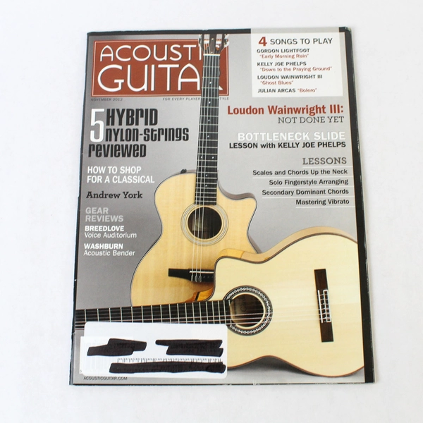 Acoustic Guitar Magazine November 2012 Andrew York Kelly Joe Phelps