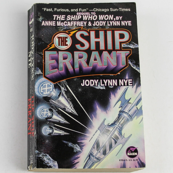 The Ship Errant by Jody Lynn Nye 1996 Baen Sci-Fi Paperback Good Condition