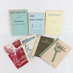 Lot of 7 Vintage Christian Religious Bible Study Booklets
