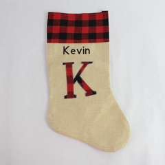 Greenbrier International Personalized Men's Boys' Christmas Stocking for Kevin