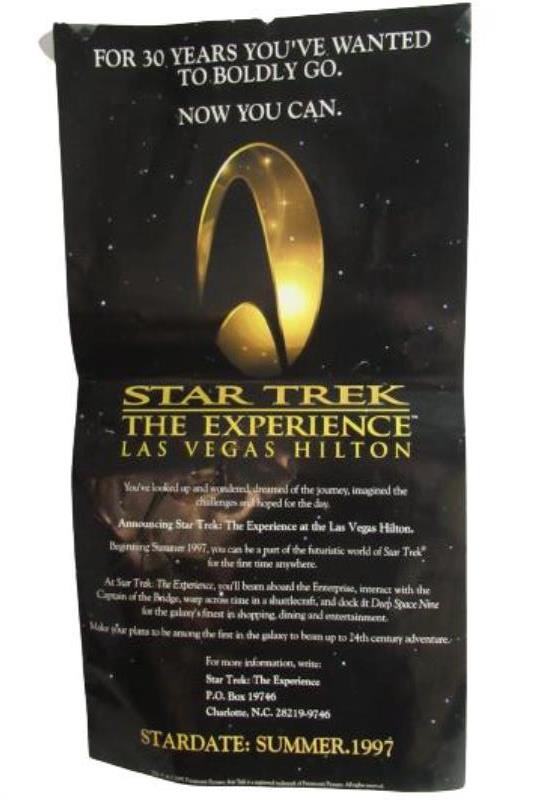 Star Trek First Contact The Experience Las Vegas Reversible Poster Resistance