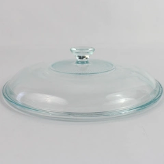  Vintage Pyrex 624C LID 8.75" Glass Replacement Casserole Lid Only Clear