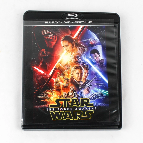 Star Wars The Force Awakens Blu-Ray DVD Digital HD 2015 Pre-Owned
