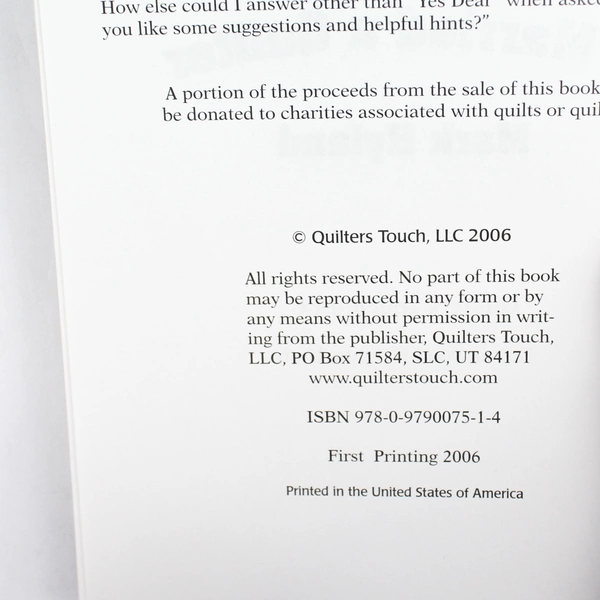Help! I Married a Quilter by Mark Hyland 2006 First Printing Paperback