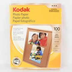 Kodak Photo Paper Glossy White 75 of 100 Sheets 8.5" x 11" Partial Box 