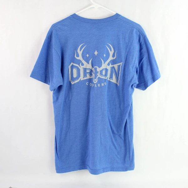 American Apparel 50/50 Blue Graphic T-Shirt Orion Coolers Size M