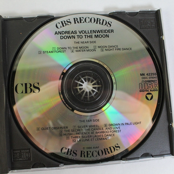 Andreas Vollenweider Down To The Moon CD 1986 Ambient CBS MK 42255